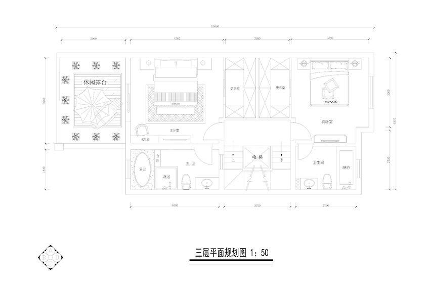 闵行区红醍半岛450平新中式风格别墅装修效果图